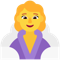 Woman in Steamy Room emoji on Microsoft
